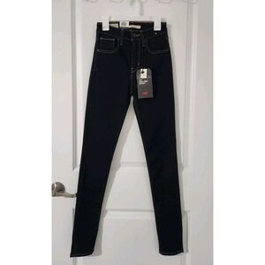 Levi's Premium 721 Women's‎ High-Rise Skinny Blue Jeans Pants Stretch Size 24×30
